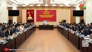 Hội nghị phương &aacute;n ph&aacute;t triển hệ thống đ&ocirc; thị v&agrave; chương tr&igrave;nh ph&aacute;t triển nh&agrave; ở tr&ecirc;n địa b&agrave;n tỉnh