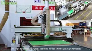 [Professional CNC Router  MAchine Manufacturer:Drilling and cutting integrated machine]