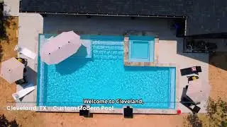 ✨ Stunning Pool & Spa Build in Cleveland, Texas | Nelson Pools #backyardparadise #custom #viral #fyp