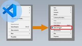 visual studio code  option not shown  in mouse option