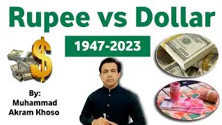 PKR Vs USD In Pakistan History  | Rupee vs Dollar | Fluctuation Of Dollar | Muhammad Akram