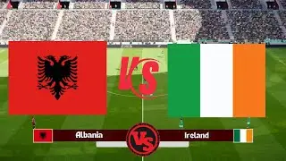 Albania U19 vs Ireland U19 | International Football 2025 Full Match Live | Simulation Gaming Video