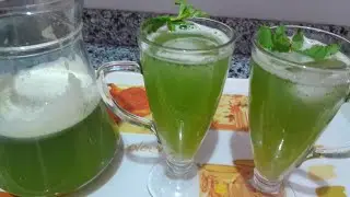 احلي مشروب منعش ليمون بالنعناع