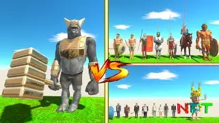 Ghor Hammer vs Ancient and Modern Humans - Animal Revolt Battle Simulator