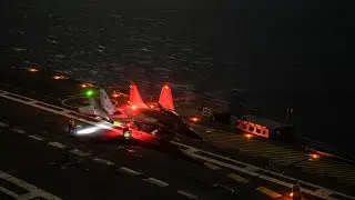 Indian Navy's Remarkable Night Landing Trials | with MiG-29K on INS Vikrant