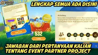 Bingung Sama Event Ini ?? Penjelasan Event Partner Project Honor of Kings Indonesia - HoK Global