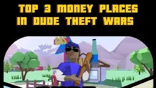 TOP THREE SECRET PLACES IN DUDE THEFT WARS|FREE DOLLAR ON 3 PLACES 🤫.