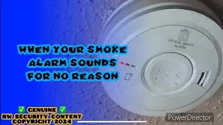 When your smoke alarm sounds for no reason…