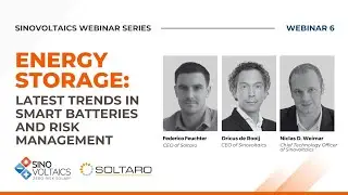 Energy Storage: Latest Trends In Batteries And Risk Management #smartbattery