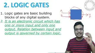 Digital Techniques | Chapter - 2 | Logic Gates | Classification of logic gates | Demo | Marathi