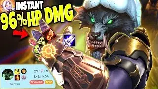 TOP LANE WARWICK IS THE NEW META 🔥 96% INSTANT HP DAMAGE 🔥 TOP LoL Warwick Build Season 10 Gameplay