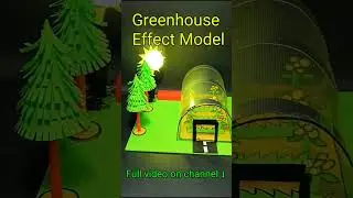 Greenhouse project science model #shorts #short