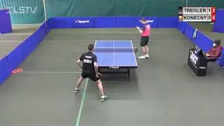 TABLE TENNIS 2020 Tom&aacute;&scaron; Tregler vs Tom&aacute;&scaron; Konečn&yacute; (TTSTAR SERIES, March 24th 2020, 3rd place match)