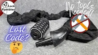 How to open an Amazon Basics Bike lock without tools [278]