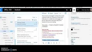 Changing Email Signature  Outlook, Office 365