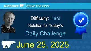 Microsoft Solitaire Collection: Klondike - Hard - June 25, 2025