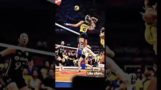 Girls volleyball attitude status|| #vollyball #attitude #spike #shorts #viral