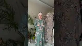 Kadın B&uuml;y&uuml;k Beden Yazlık Tesett&uuml;r G&ouml;mlek Elbise &ndash; 8751-1 | 46-56 Beden | 144 cm Boy