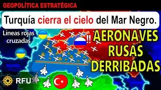 25 Dic: F-16 turcos cierran el espacio a&eacute;reo tras el impacto de drones rusos en la frontera turca.