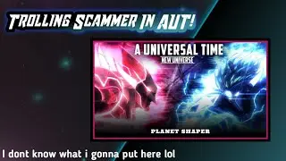 Trolling Scammer in AUT