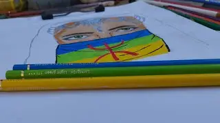 طريقة رسم فتاة بالزي التقليدي الامازيغي #رأس_السنة_الأمازيغية 2974 #الأمازيغ 🔵🟢🟡