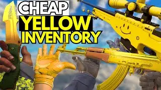 BEST Cheap YELLOW Inventory in 2025 (CS2 Budget Yellow Loadout)