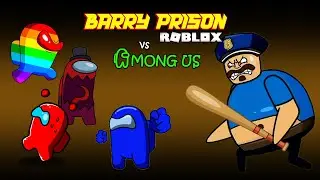 Among Us VS Barry Prison ROBLOX | AMONG US FUNNY ANIMATION