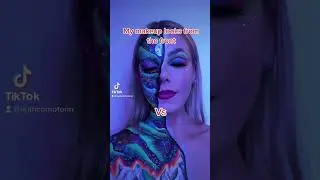 NORTHERN LIGHTS MAKEUP LOOK ❄️🌨️🌌 #makeup #bluelight #mua #makeupbyme #beauty