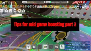 Tips on mid game boosting part 2! Bee swarm simulator!