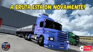 ETS2 1.57 - A BRUTA EST&Aacute; ON NOVAMENTE SCANIA 113H &Eacute; PRESS&Atilde;O - #est2 #shortlive #gameplay #aovivo