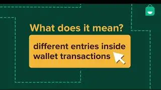 What are different entries inside Wallet transactions on Interakt