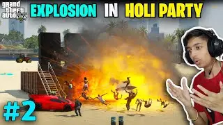 BIG EXPLOSION IN MICHAEL'S PARTY😯 | GTA V  GAMEPLAY #2 | EVIL ARMY #gta5