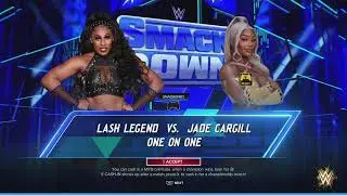 WWE 2K24 Lash legend vs Jade Cargill week 79