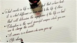 Beautiful cursive handwriting | Neat and clean cursive handwriting |Best handwriting
