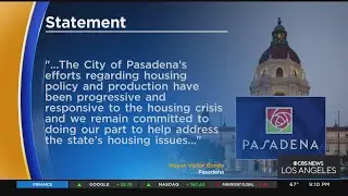 Atty. General Orders Pasadena To Repeal City's Housing Law