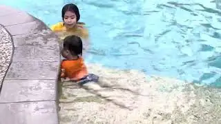 Discovery parks melbourne#anak mahu mandi kolam#cuaca yang sejuk#