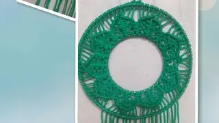 How to make square knot pattern macrame Wall hanging DIY macrame Dream catcher
