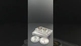 What $2000 in silver looks like compared to gold.