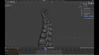 Tentacle rig Demo & Animation in Blender