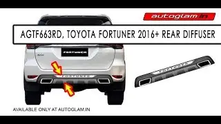 TOYOTA FORTUNER 2016+ | REAR DIFFUSER | AGTF663RD | Atoglam