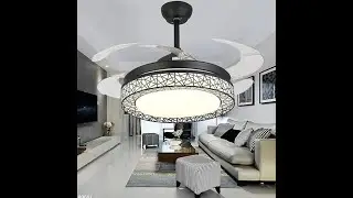 Chandelier Fan Is the New Home D&eacute;cor Trend! #glowave #youtube #home #chandelierfan