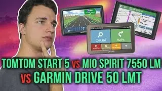 Por&oacute;wnanie Nawigacji GPS - TomTom vs  MIO vs Garmin