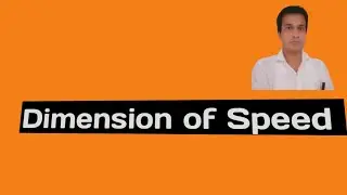 Dimension of SPEED #shorts