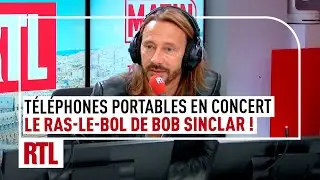 T&eacute;l&eacute;phones portables en concert : le ras-le-bol de Bob Sinclar !