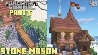 How to build a Village : Stonemason : Let's Play Minecraft 1.16 Survival - Episode 41