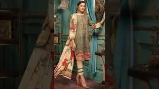 Limelight Printed Lawn Jacquard 2 Piece Suit Eid Collection U0675 Blue