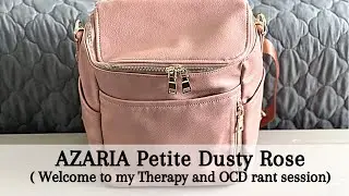 AZARIA Petite Dusty Rose Bag Review | and my own kind of Bag Therapy Bloopers!