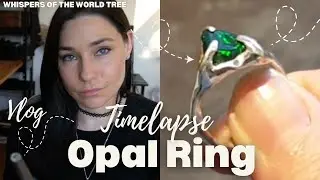 Handcrafted Opal Ring Timelapse