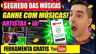 Sera que Da pra Monetizar Musicas Famosas no YouTube? Entenda como usar I.A e monetizar
