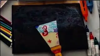 Magical paper art || Funny drawing for Kids || Paper Flashlight crafts
